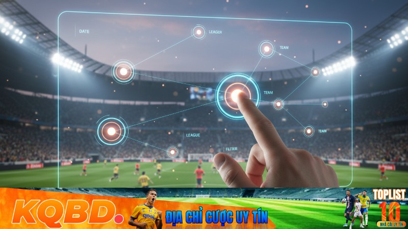 Cách sử dụng Lịch Thi Đấu tại KQBD.Games 